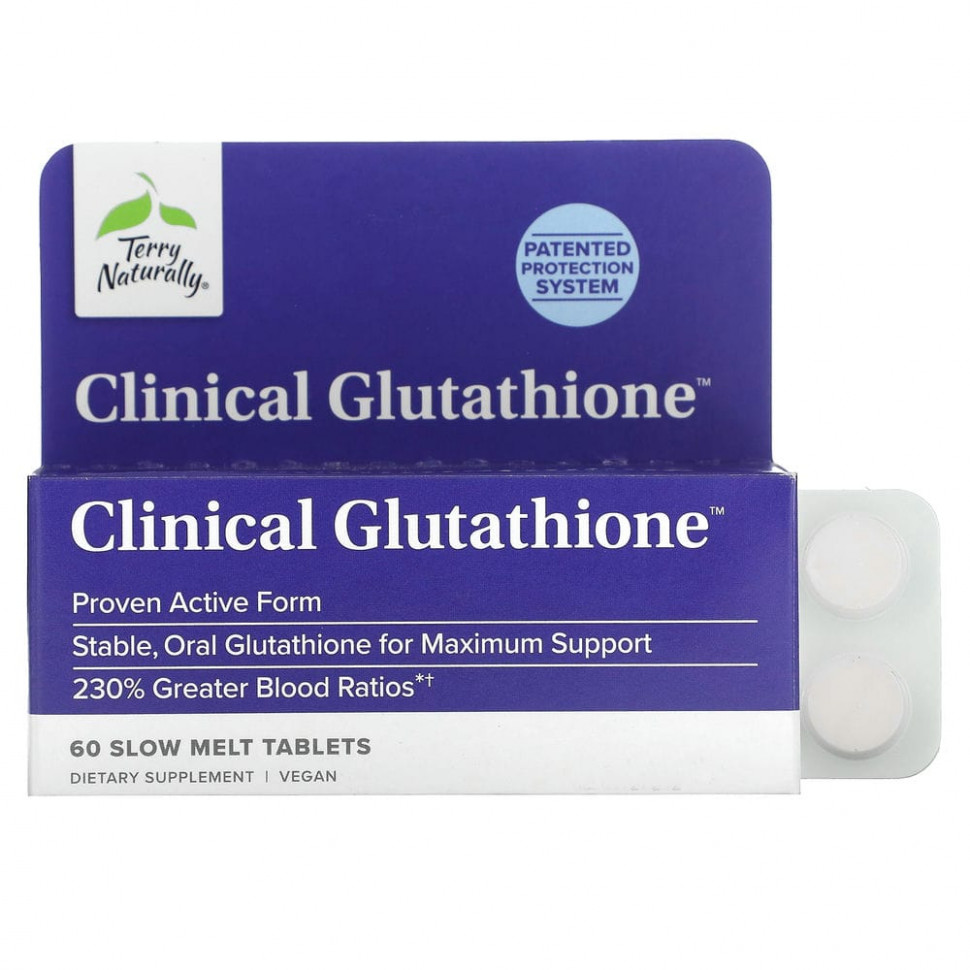 ���� ������ (Iherb) Terry Naturally, Clinical Glutathione, 60 �������� ������������ ��������, ������ �� 8720 ���