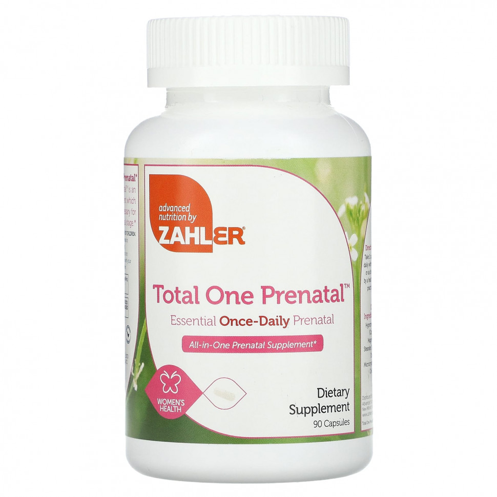 ���� ������ (Iherb) Zahler, Total One Prenatal, ����������� ������������ ������� ��� ������ ���� ��� � ����, 90 ������, ������ �� 4080 ���