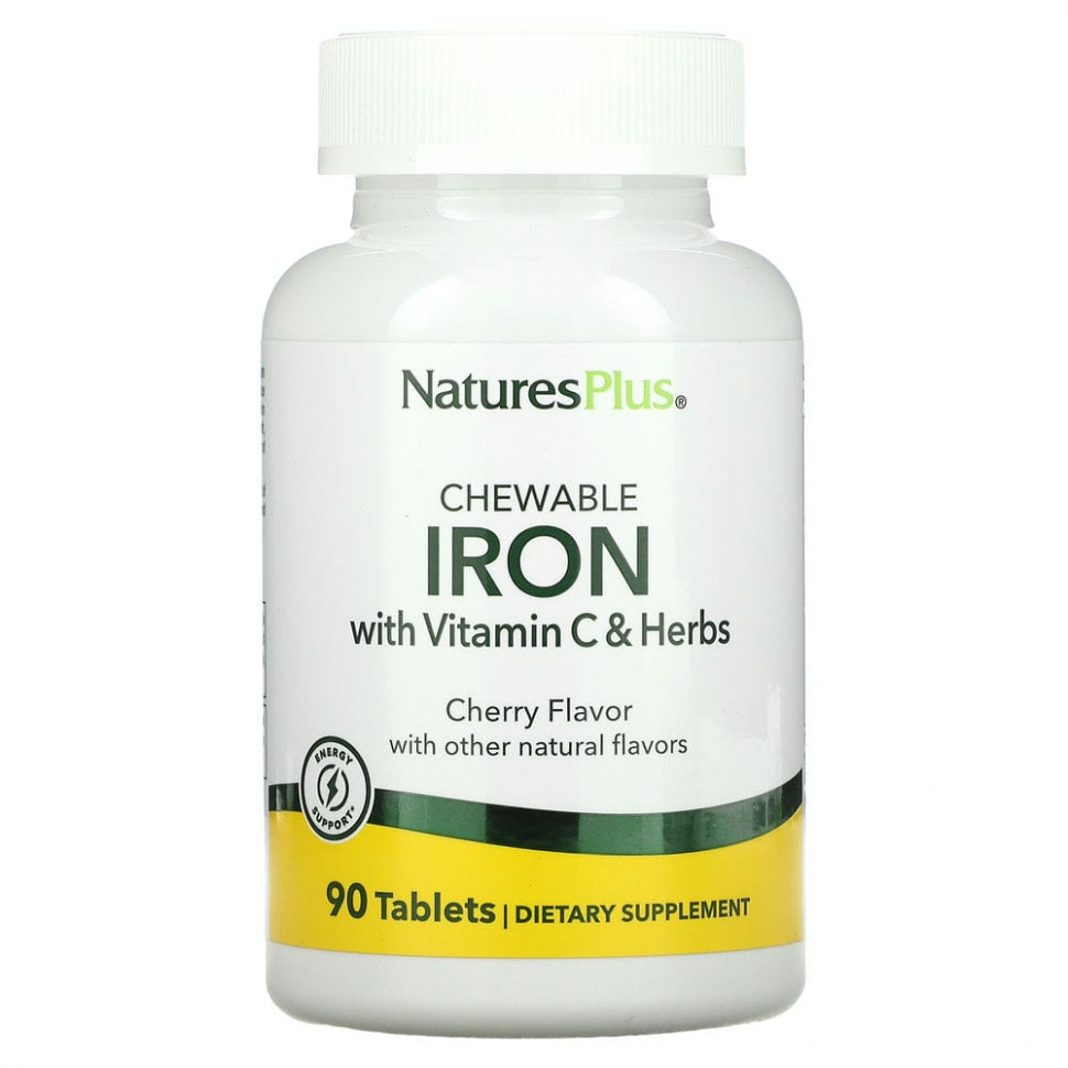���� ������ (Iherb) NaturesPlus, ����������������� ������ � ��������� C � �������, �������� ����, 90 ����������� ��������, ������ �� 2650 ���
