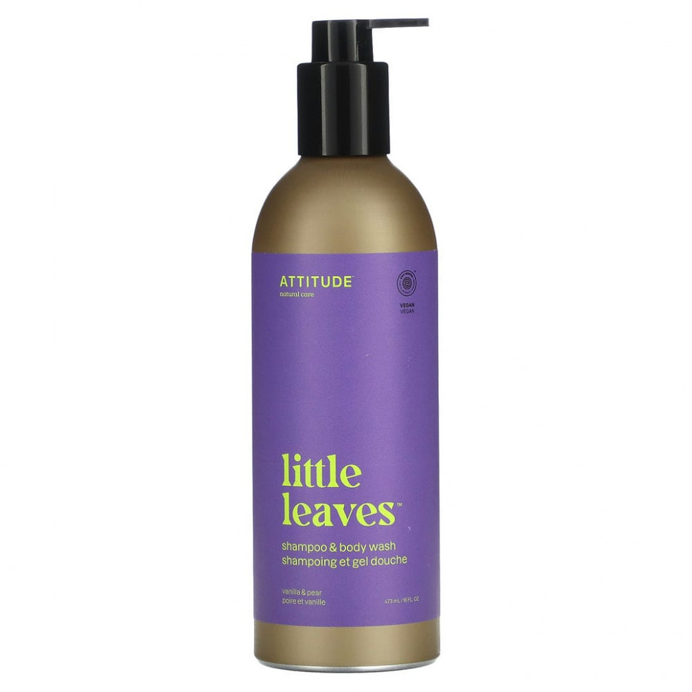 ���� ������ (Iherb) ATTITUDE, Little Leaves, ������� � ���� ��� ����, ������ � �����, 473 �� (16 ����. �����), ������ �� 3440 ���
