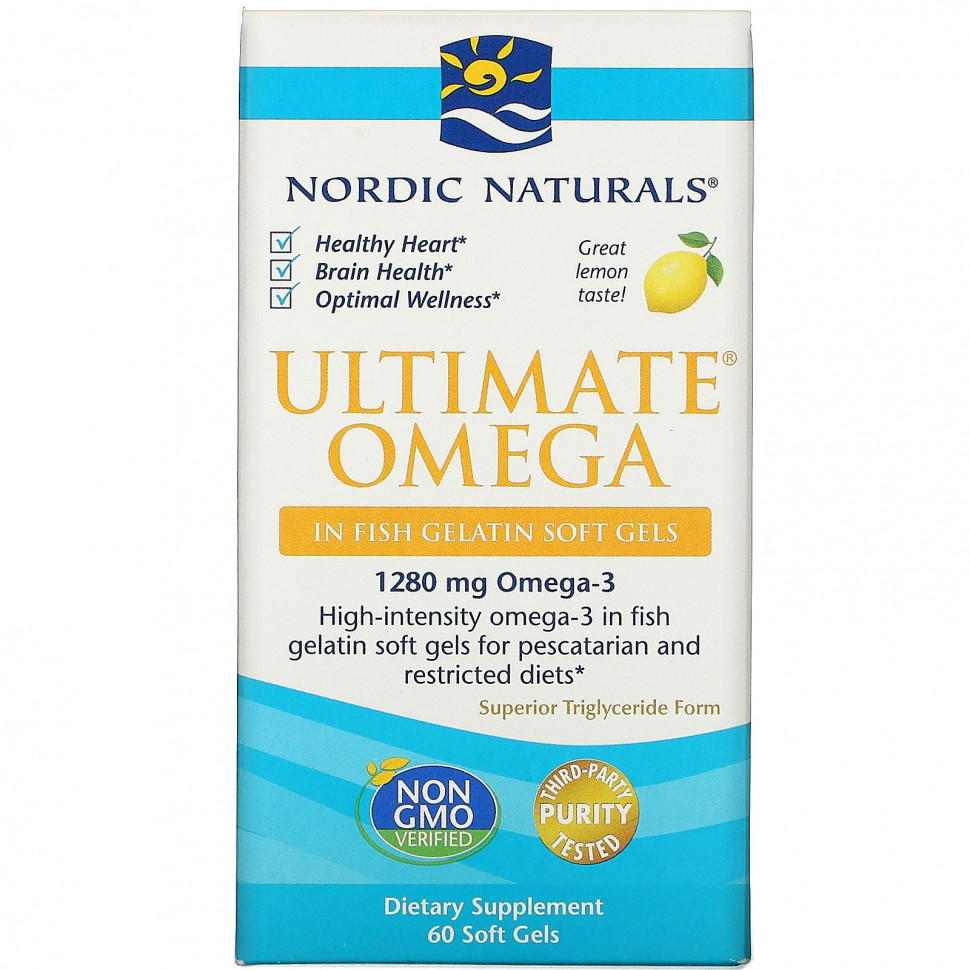 ���� ������ (Iherb) Nordic Naturals, Ultimate Omega, �� ������ ������, 640 ��, 60 ������, ������ �� 4620 ���