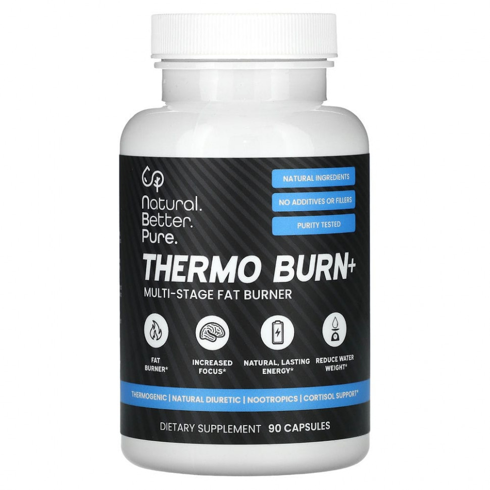 ���� ������ (Iherb) NB Pure, Thermo Burn + ���������������� ��������� ����, 90 ������, ������ �� 4880 ���