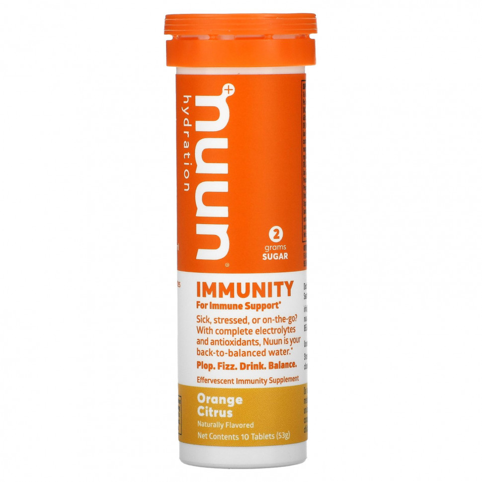 ���� ������ (Iherb) Nuun, Hydration, Immunity, ������� ������� ��� ����������, �������� � ������, 10 ��������, ������ �� 1420 ���