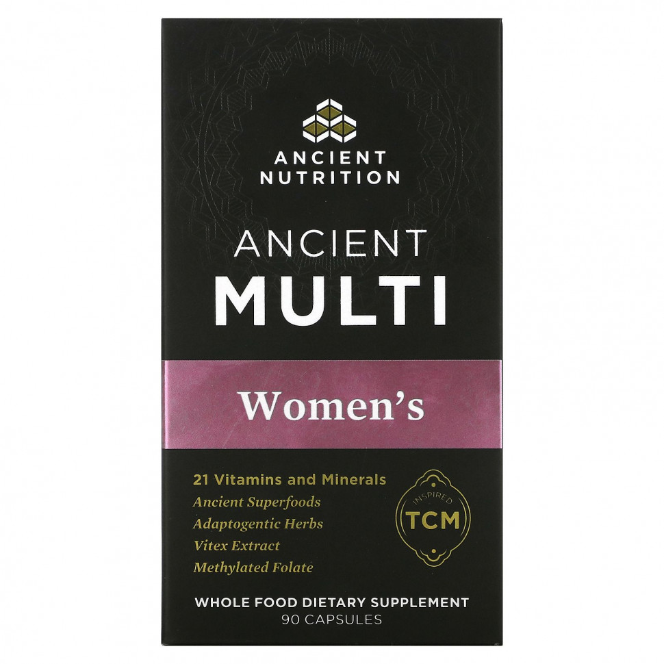 ���� ������ (Iherb) Dr. Axe / Ancient Nutrition, Ancient Multi, ��� ������, 90 ������, ������ �� 7330 ���