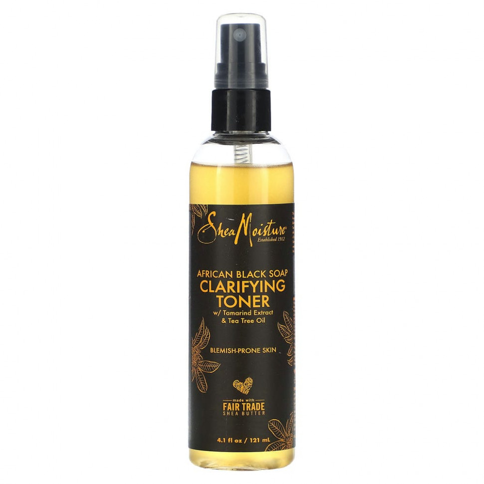 ���� ������ (Iherb) SheaMoisture, African Black Soap, ��������� ����� � ���������� ��������� � ������ ������, 121 �� (4,1 ����. �����), ������ �� 2350 ���