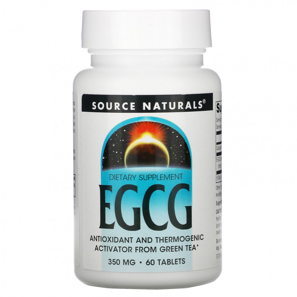 ���� ������ (Iherb) Source Naturals, EGCG, 350 ��, 60 ��������, ������ �� 3550 ���