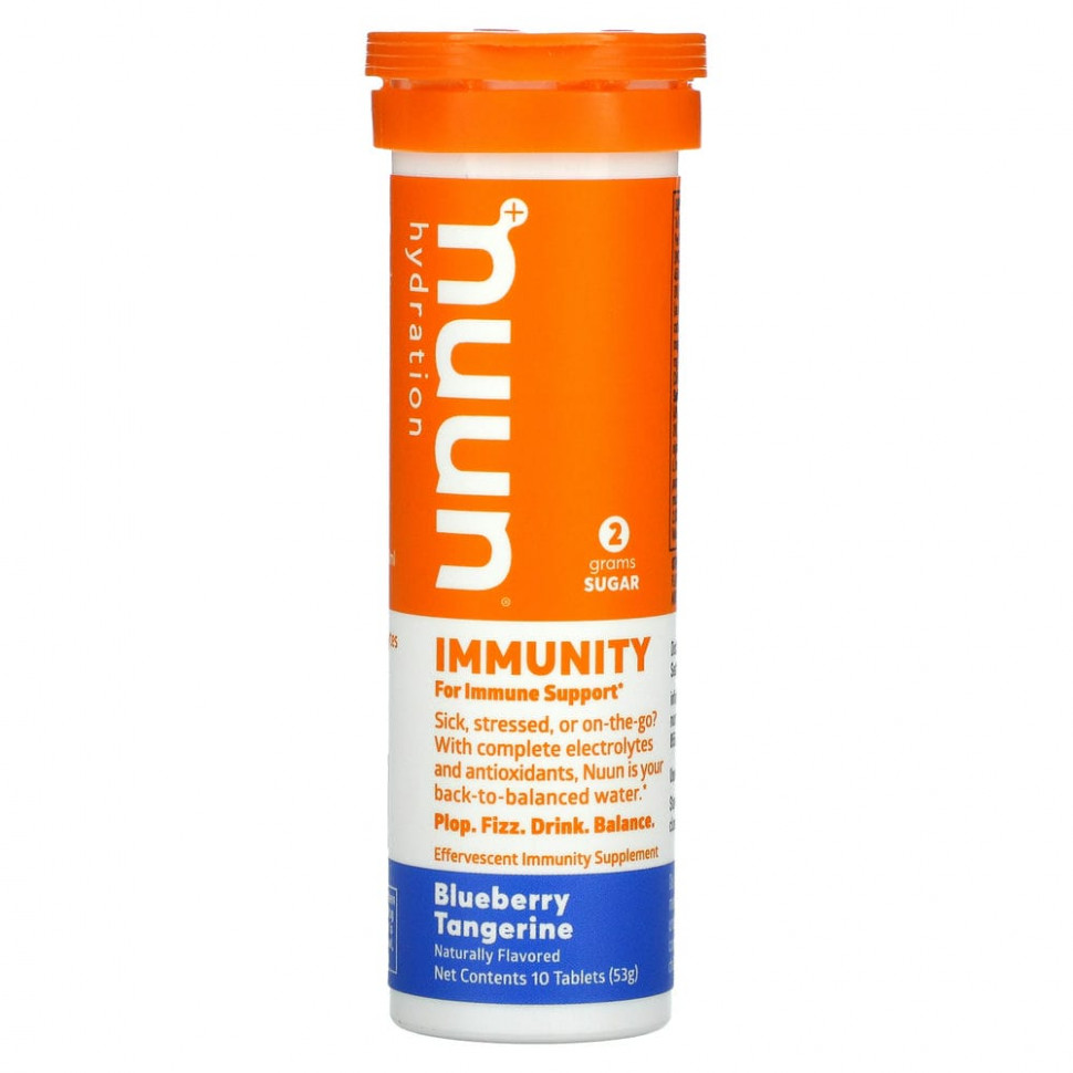 ���� ������ (Iherb) Nuun, Hydration, Immunity, ������� ������� ��� ����������, �������� � ��������, 10 ��������, ������ �� 1430 ���