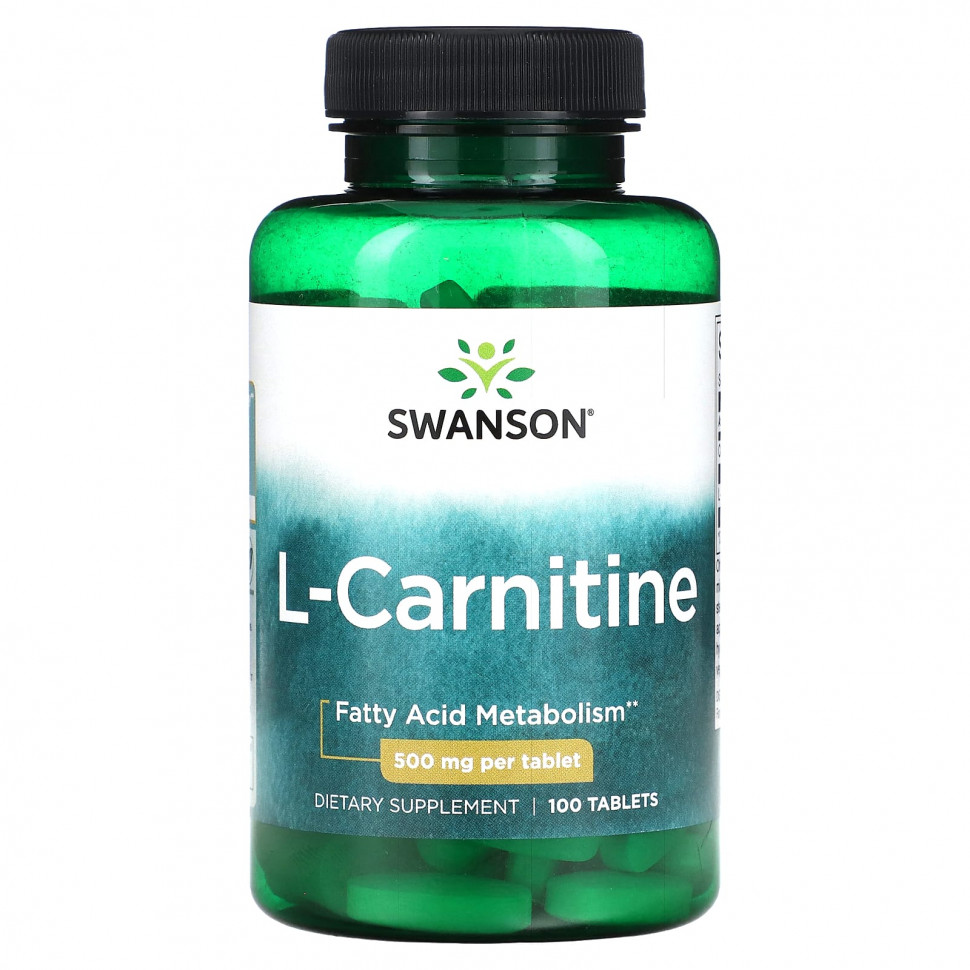 ���� ������ (Iherb) Swanson, L-��������, 500 ��, 100 ��������, ������ �� 2820 ���