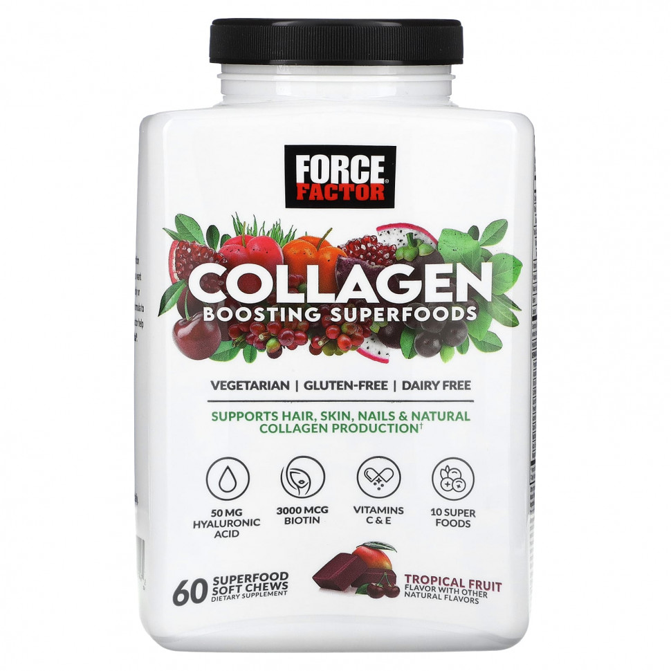 ���� ������ (Iherb) Force Factor, ���������, ���������� ������� ���������, ����������� ������, 60 ������ ����������� ��������, ������ �� 3510 ���