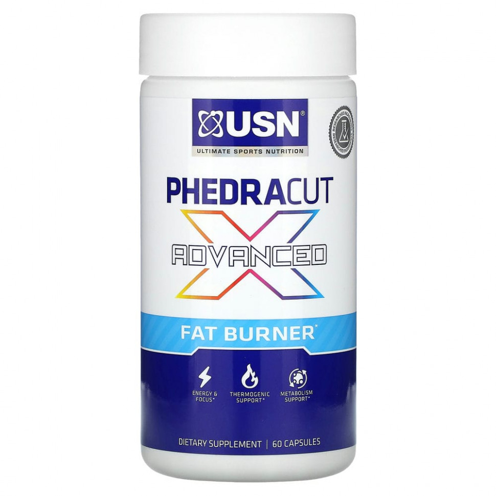 ���� ������ (Iherb) USN, Phedracut Advanced X, 60 ������, ������ �� 4370 ���