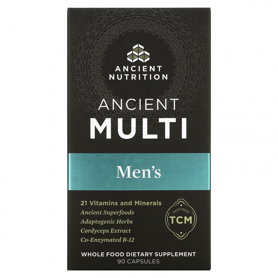 ���� ������ (Iherb) Dr. Axe / Ancient Nutrition, Ancient Multi, ��� ������, 90 ������, ������ �� 7330 ���