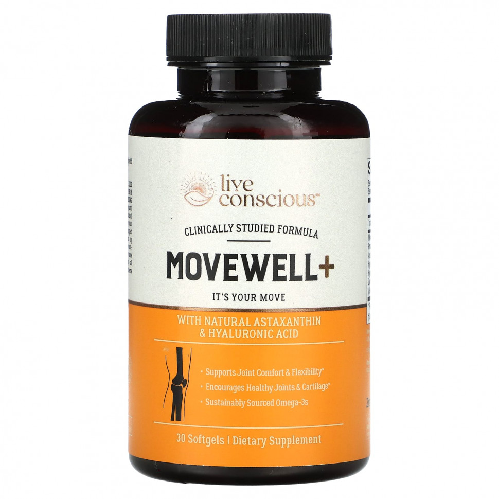 ���� ������ (Iherb) Live Conscious, Movewell +, 30 ������ ��������, ������ �� 6690 ���