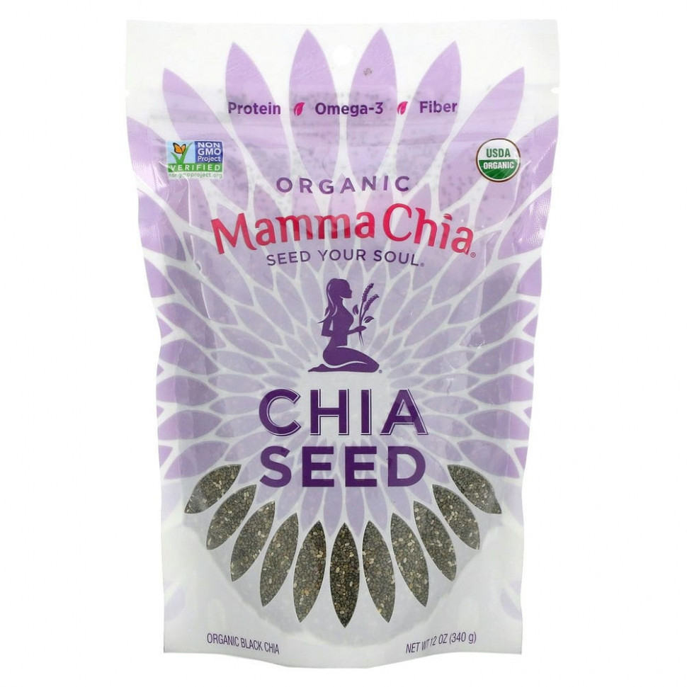 ���� ������ (Iherb) Mamma Chia, ������������ ������ ���, 340 � (12 �����), ������ �� 1670 ���