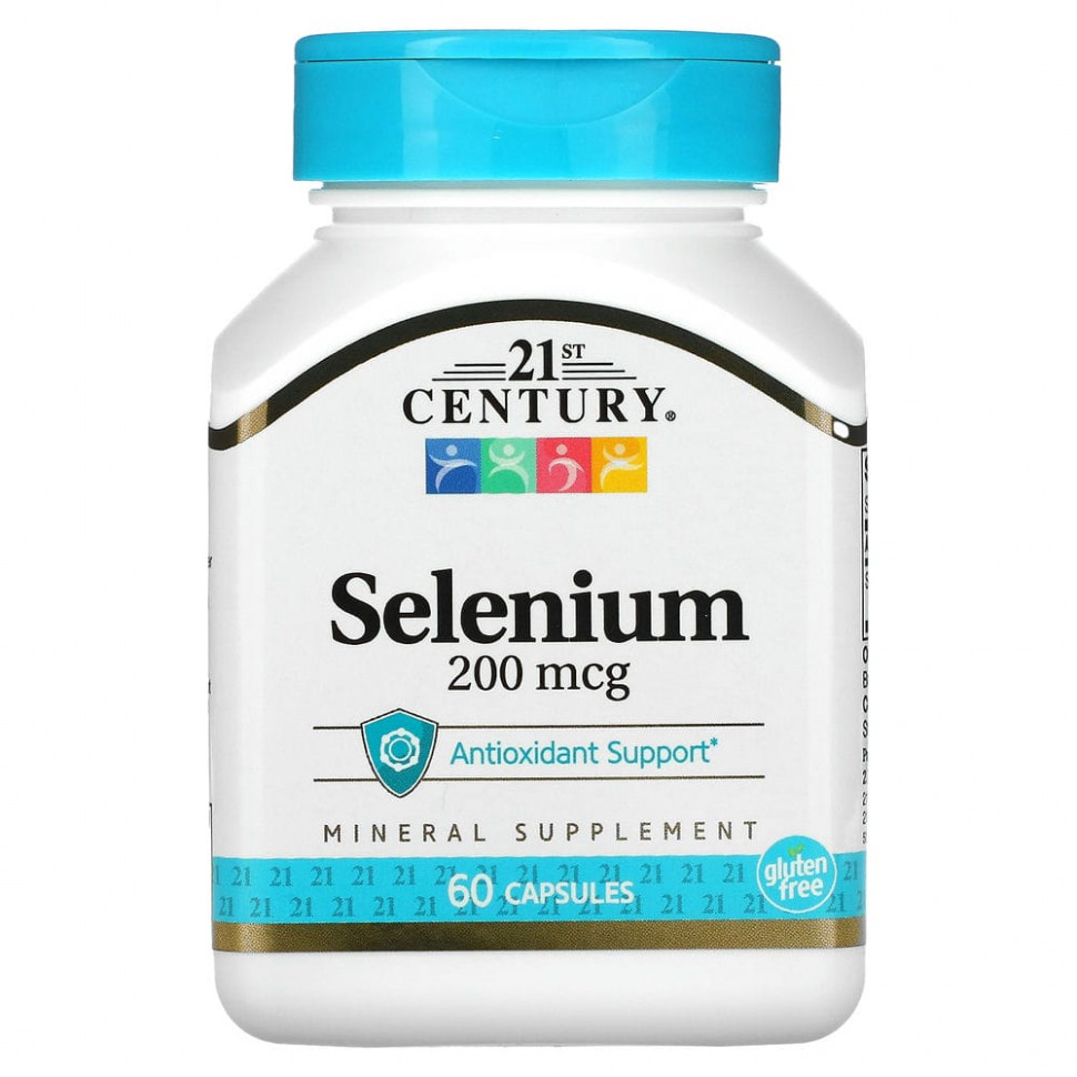 ���� ������ (Iherb) 21st Century, �����, 200 ���, 60 ������, ������ �� 1000 ���