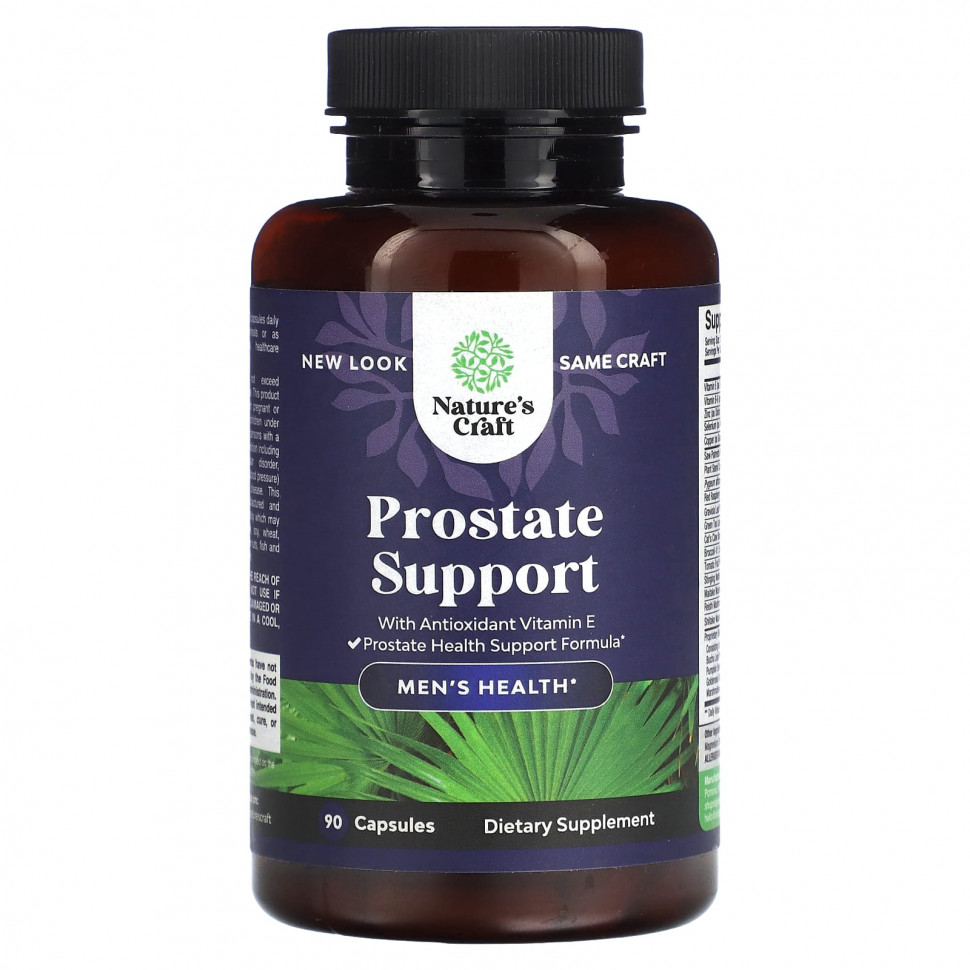 ���� ������ (Iherb) Natures Craft, Prostate Support, ��� �������� ��������, 90 ������, ������ �� 3060 ���