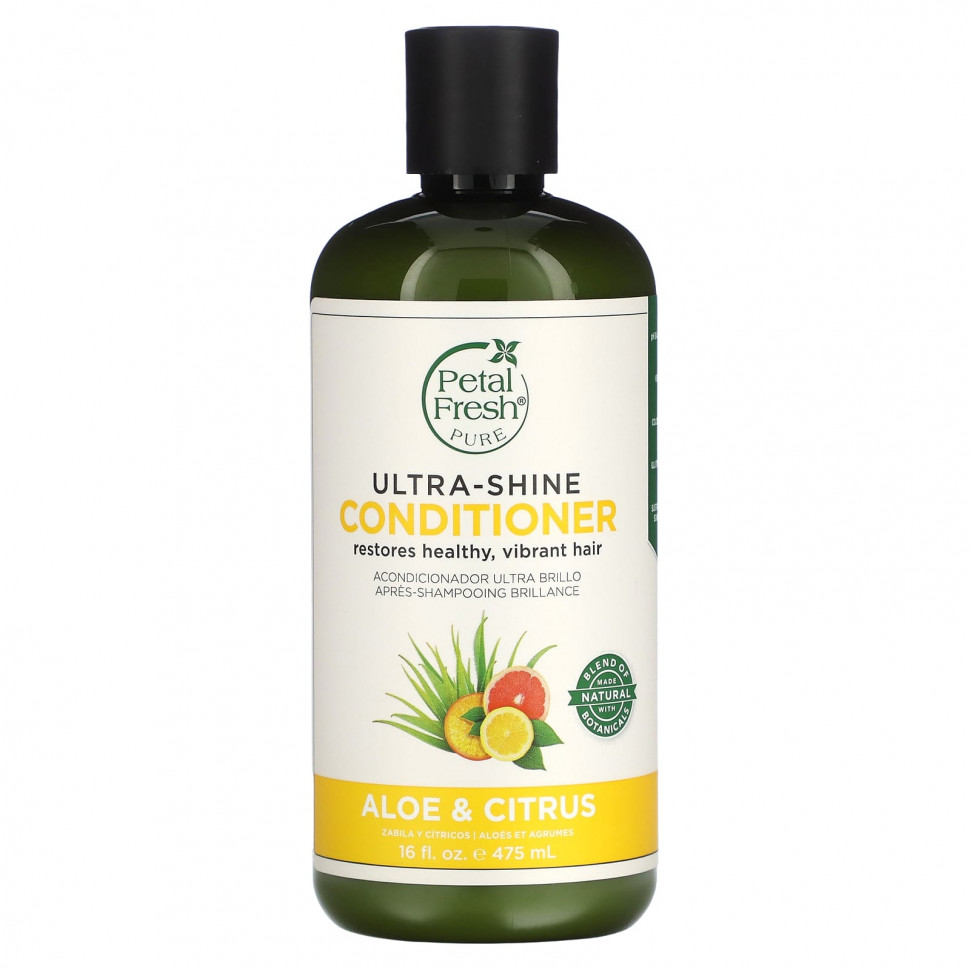 ���� ������ (Iherb) Petal Fresh, Pure, Ultra-Shine Conditioner, Aloe & Citrus, 16 fl oz (475 ml), ������ �� 3180 ���
