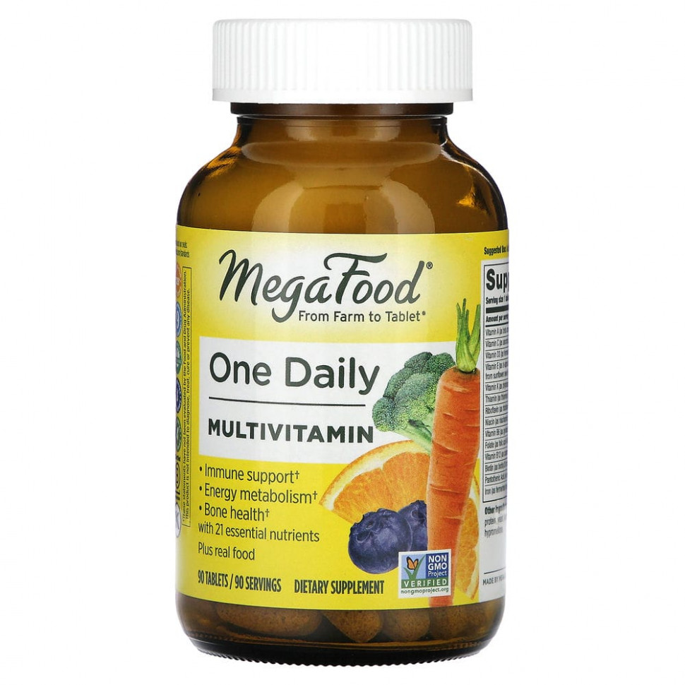 ���� ������ (Iherb) MegaFood, One Daily, �������� ��� ������ ���� ��� � ����, 90 ��������, ������ �� 8470 ���
