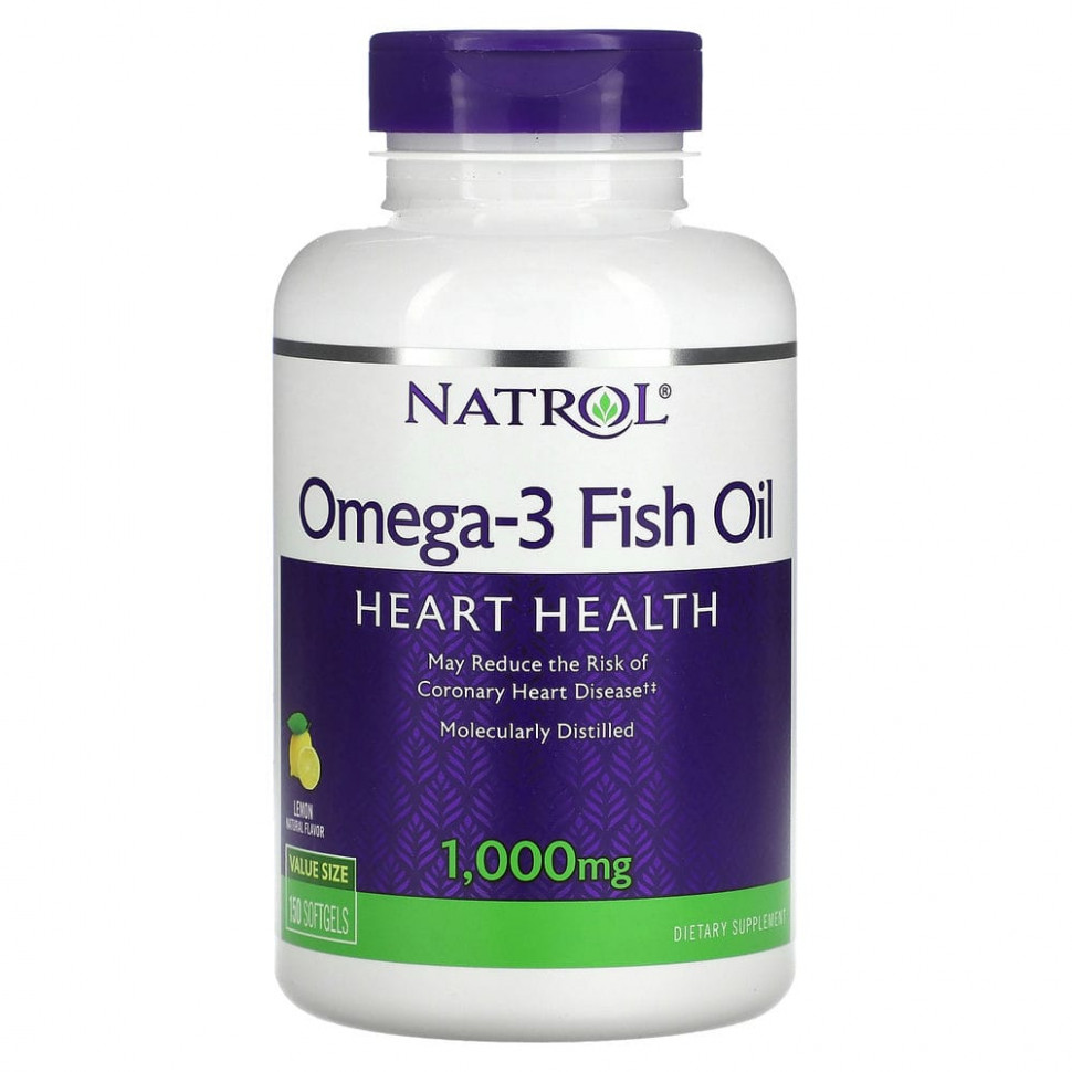 ���� ������ (Iherb) Natrol, ����� ��� �����-3, ����������� �������� ����, 1000 ��, 150 ������ ��������, ������ �� 2480 ���