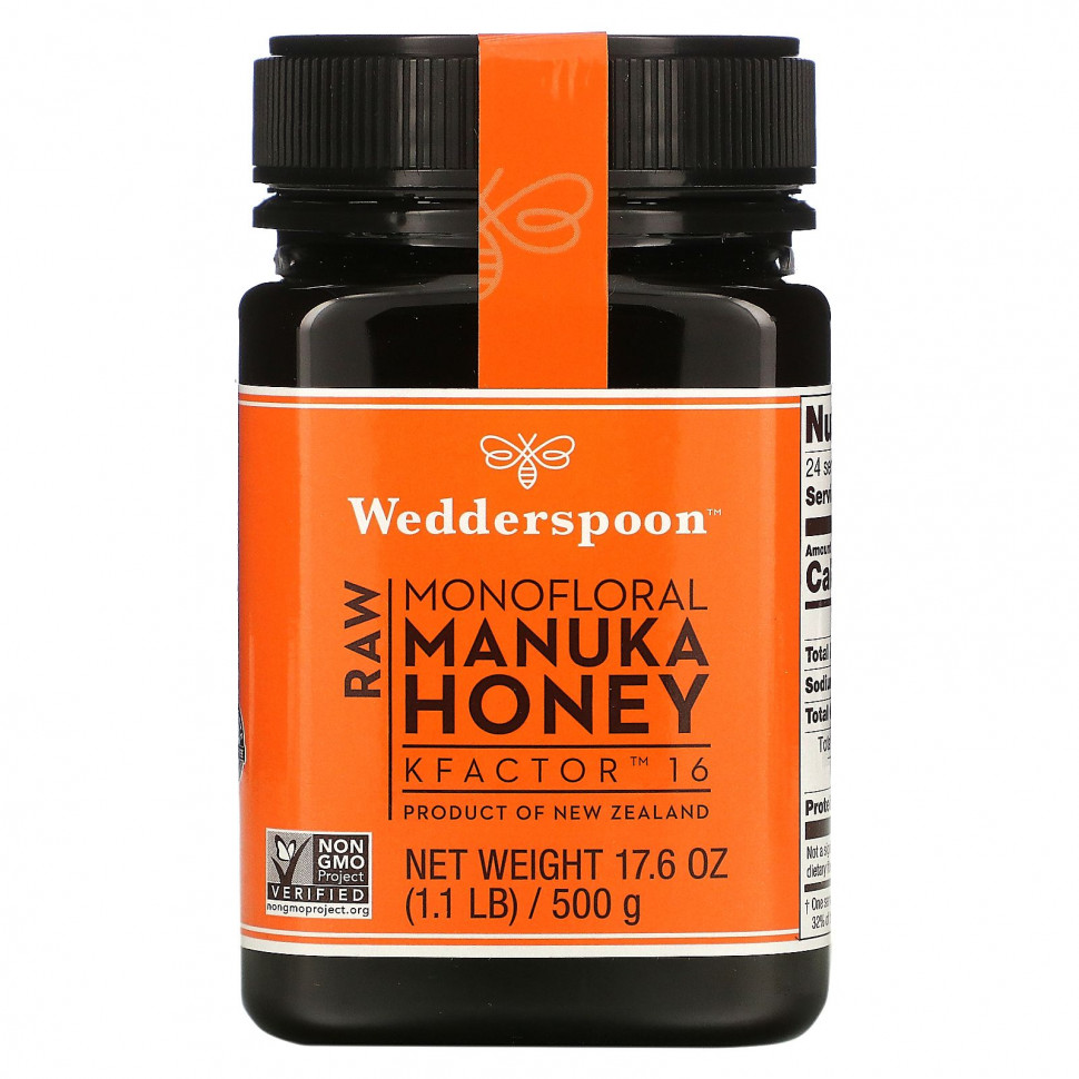 ���� ������ (Iherb) Wedderspoon, �������������� ����������� ��� ������, KFactor 16, 500 � (1,1 �����), ������ �� 8160 ���