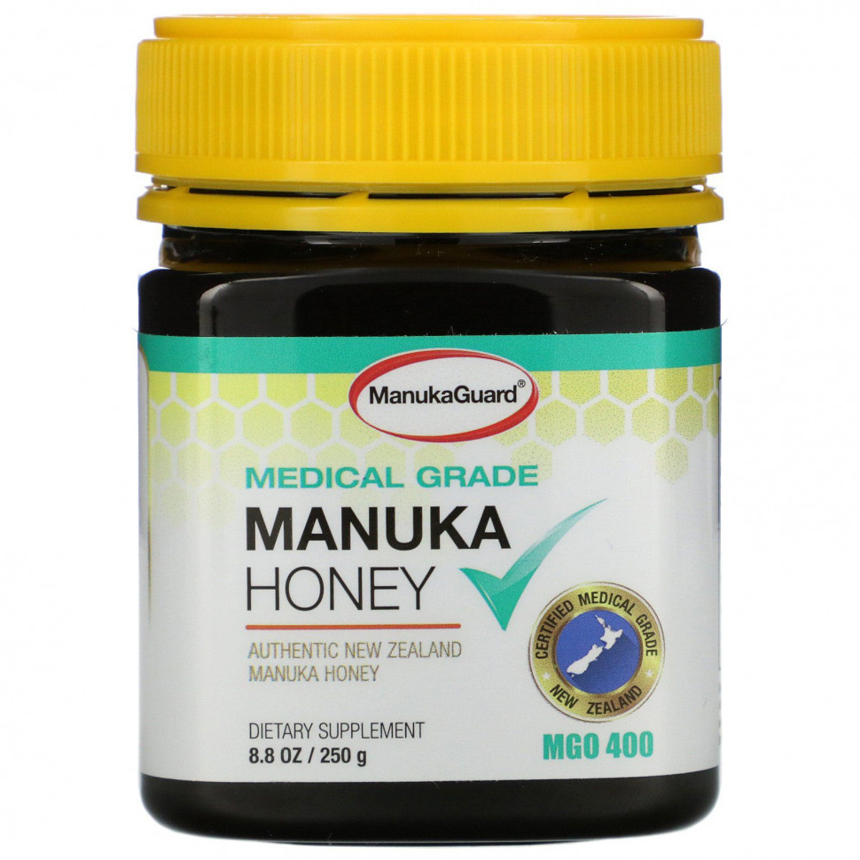 ���� ������ (Iherb) ManukaGuard, ��� ������, �����������, MGO 400, 250 � (8,8 �����), ������ �� 9340 ���