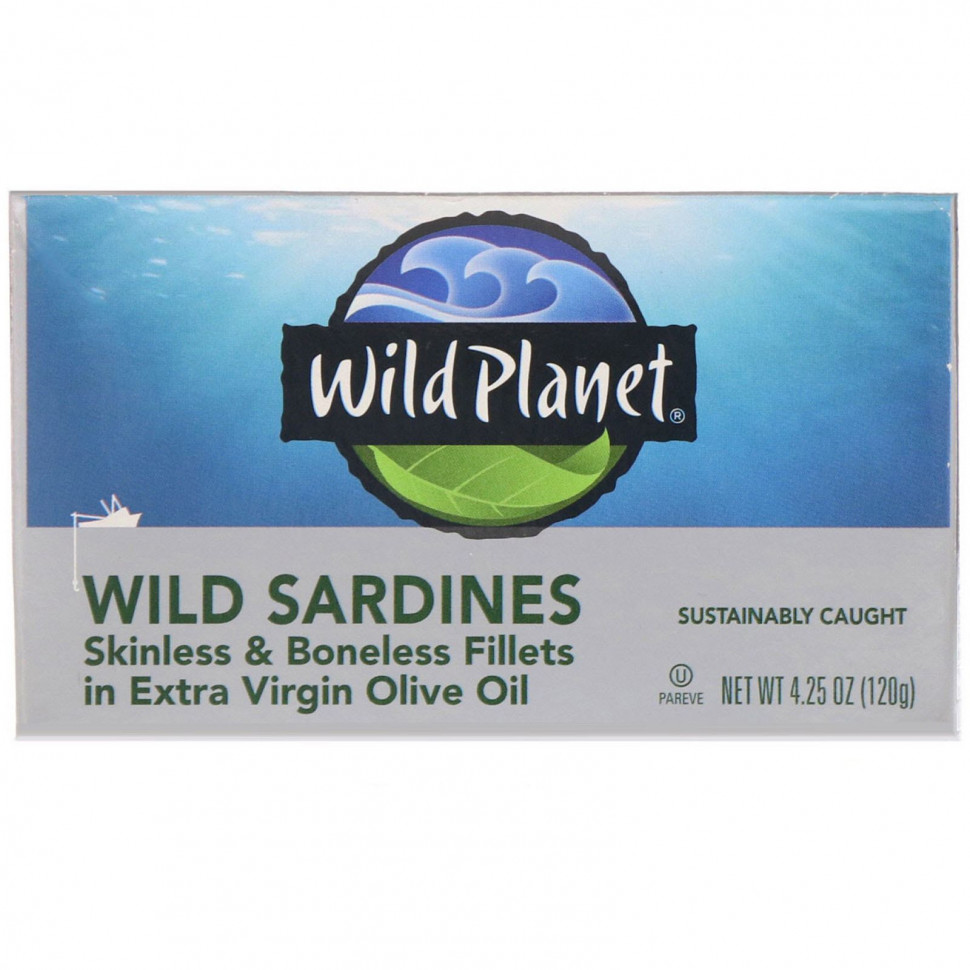 ���� ������ (Iherb) Wild Planet, ���� ����� ������ ��� ���� � ��� ������ � ��������� ����� ������� ������, 4,25 ����� (120 �), ������ �� 850 ���