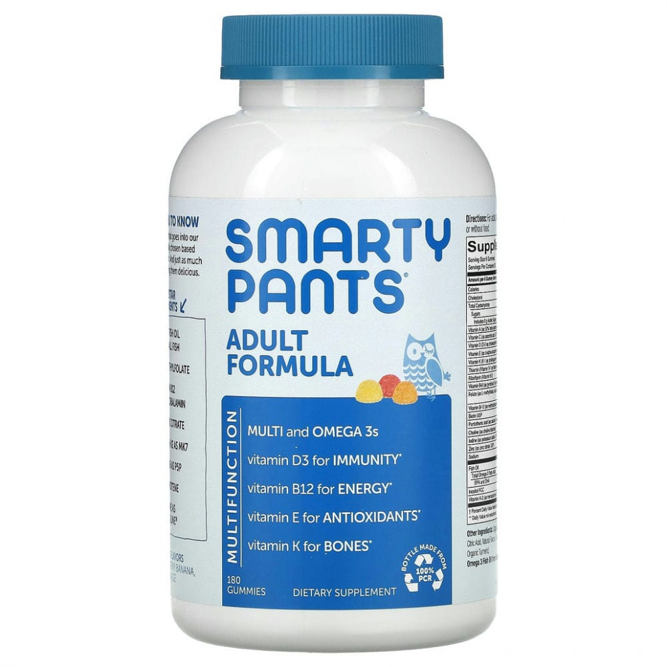 ���� ������ (Iherb) SmartyPants, ������� ��� ��������, �����, ��������, ����� � ��������, 180 ����������� ������, ������ �� 5950 ���