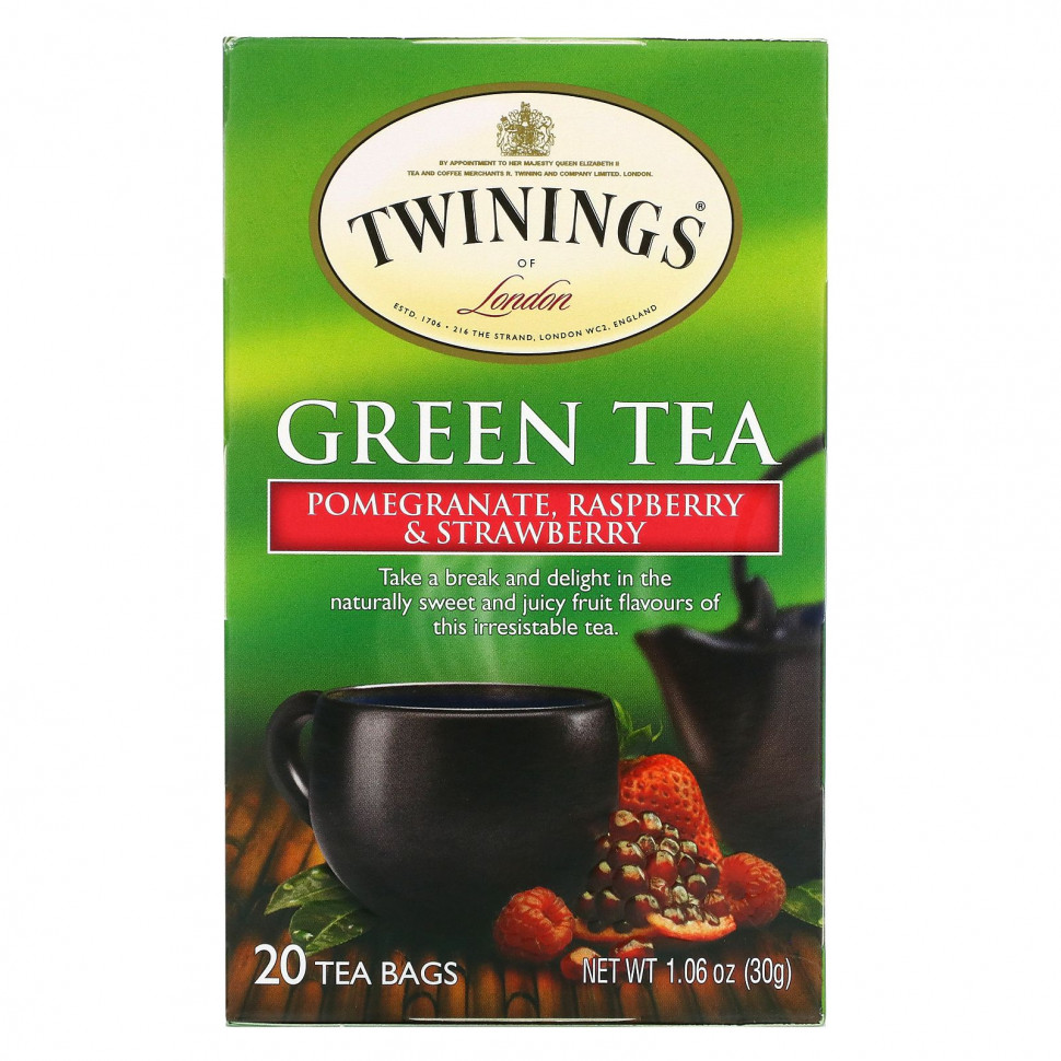 ���� ������ (Iherb) Twinings, ������� ���, ������, ������ � ��������, 20 ������ ���������, 30 � (1,06 �����), ������ �� 1110 ���