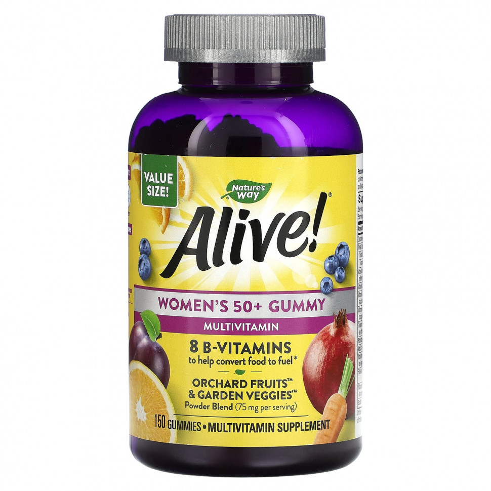 ���� ������ (Iherb) Nature's Way, Alive! ����������� �������������� ��� ������ ������ 50 ���, ������� �������, 150 ����������� ��������, ������ �� 4960 ���