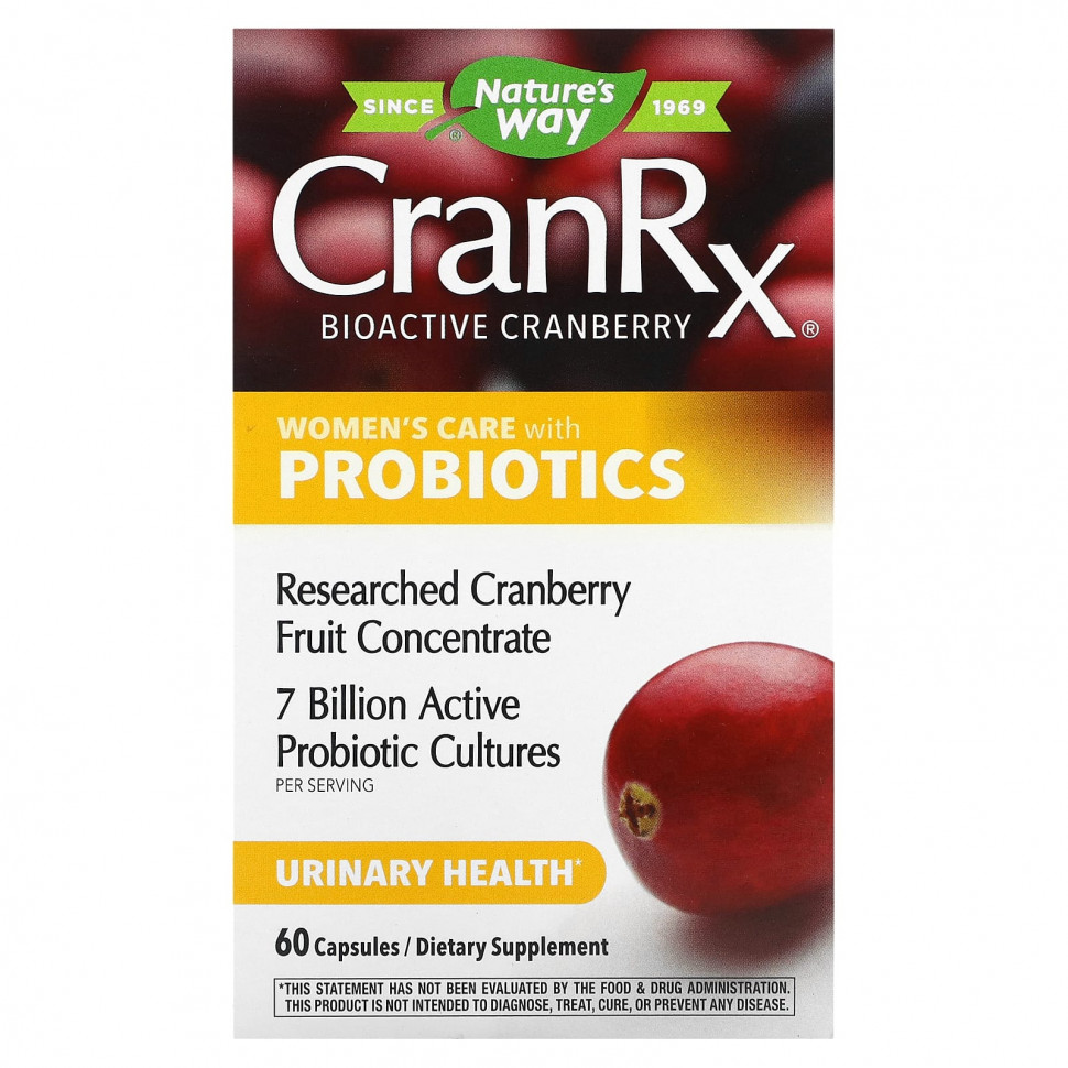 ���� ������ (Iherb) Nature's Way, CranRx, ���� ��� ������ � ������������, 60 ������, ������ �� 4750 ���