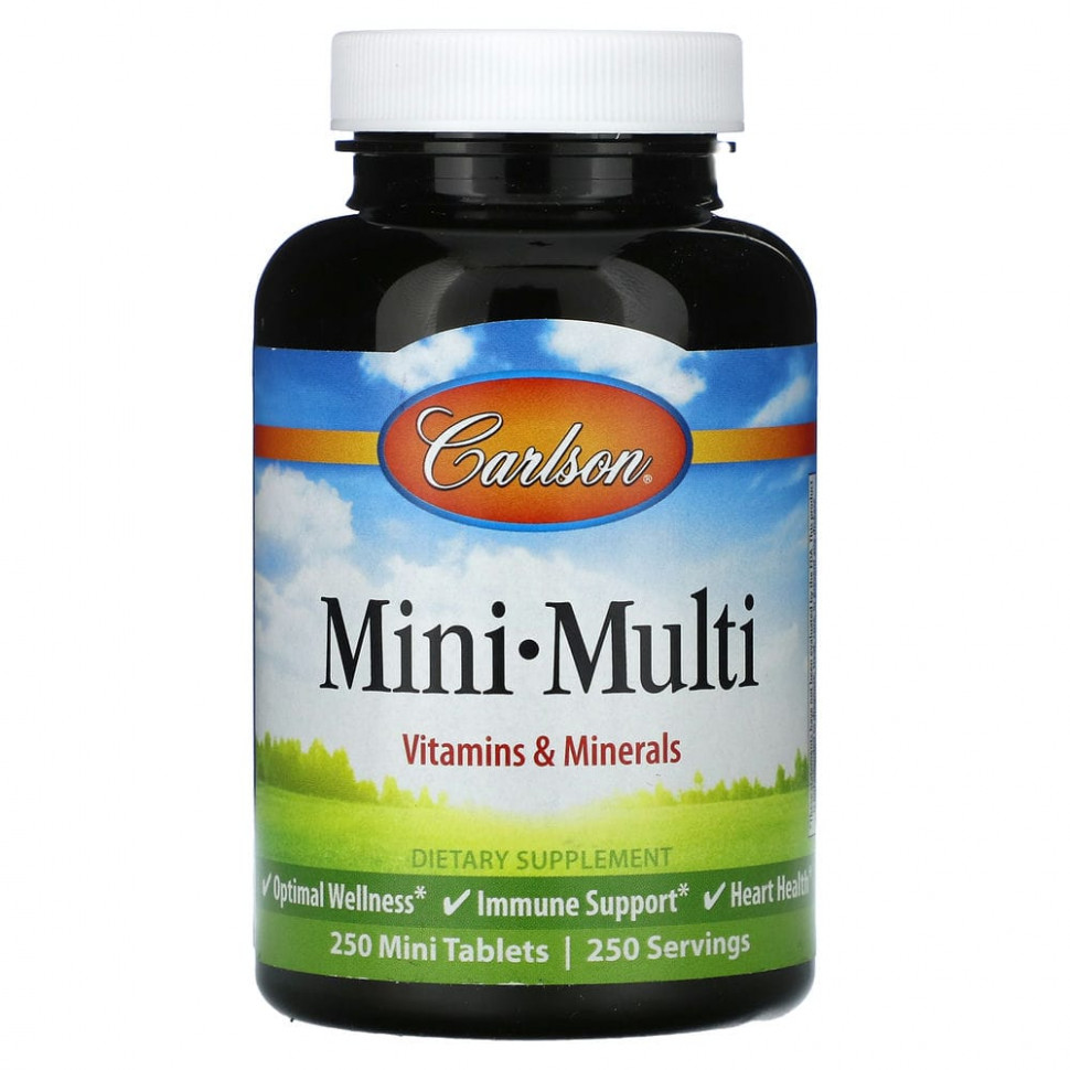���� ������ (Iherb) Carlson, Mini Multi, 250 ����-��������, ������ �� 6240 ���