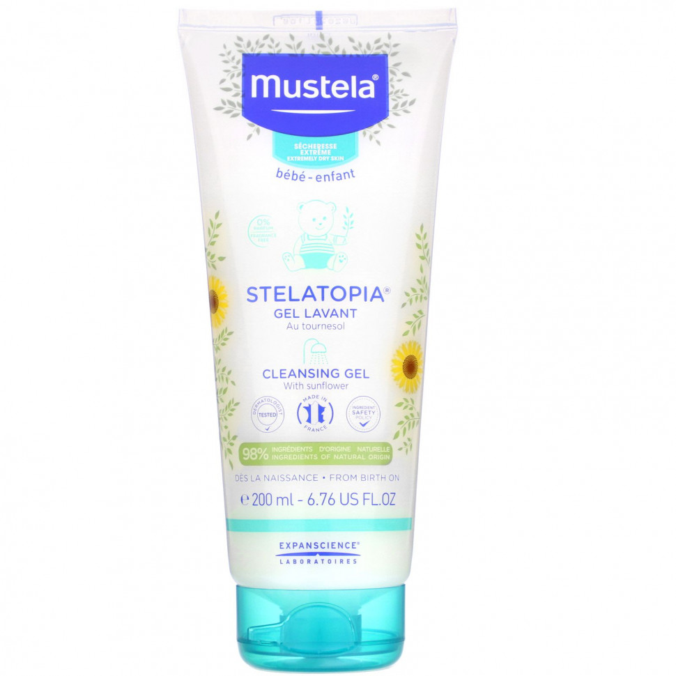 ���� ������ (Iherb) Mustela, Stelatopia, ��������� ���� � ��������������, 200 �� (6,76 ����. �����), ������ �� 3360 ���