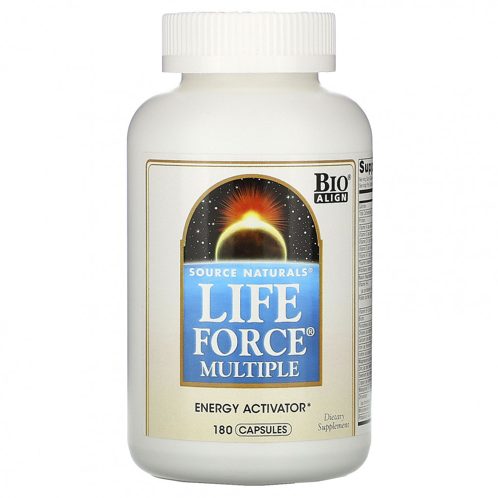 ���� ������ (Iherb) Source Naturals, Life Force Multiple, 180 ������, ������ �� 6240 ���