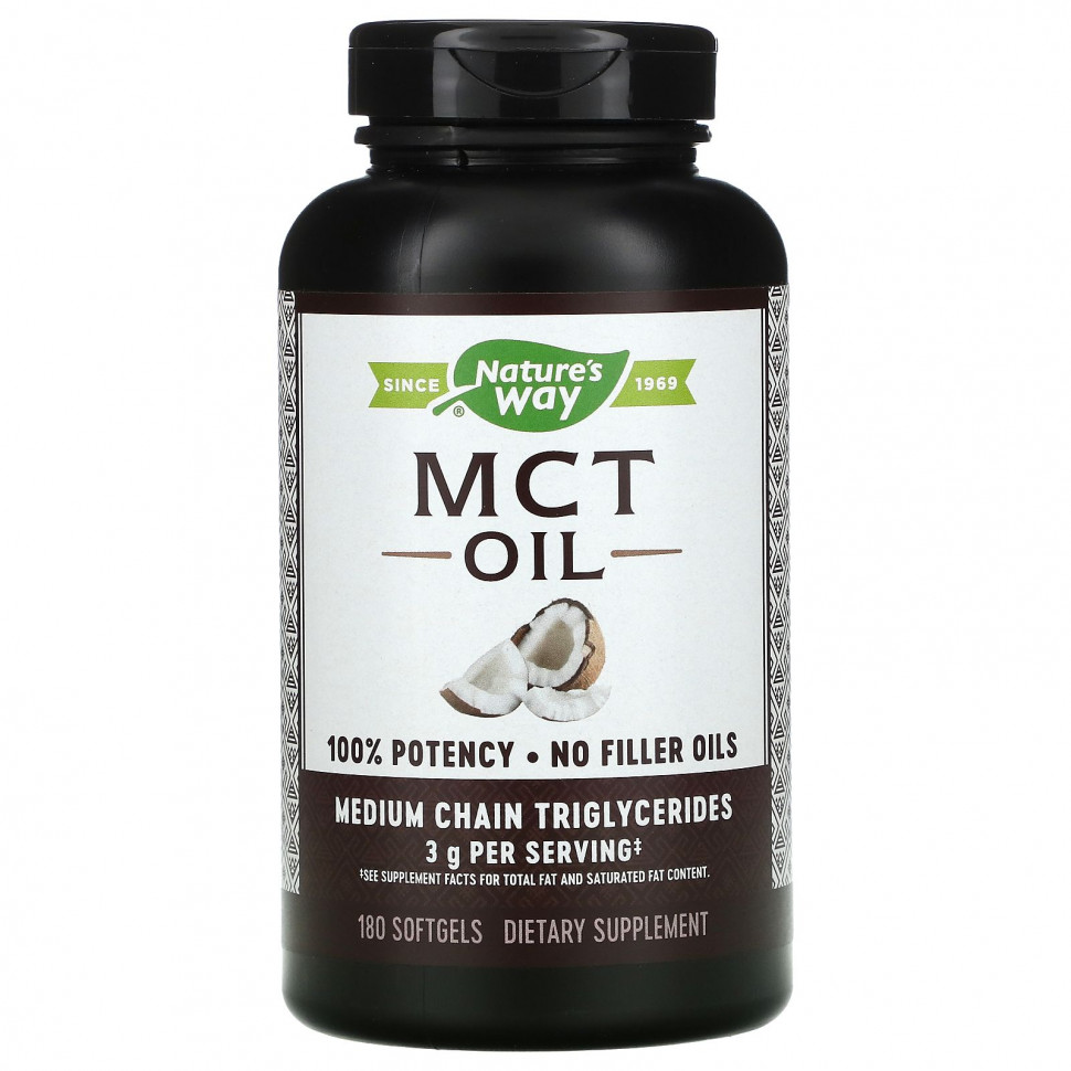 ���� ������ (Iherb) Nature's Way, ����� MCT, 180 ������ ��������, ������ �� 4820 ���