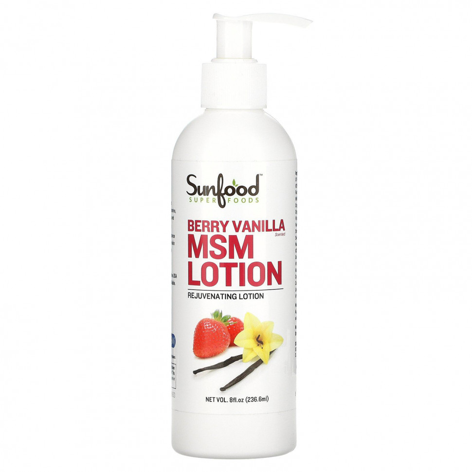 ���� ������ (Iherb) Sunfood, ������ MSM, ������������� ����, ����� � ������, 8 ������ ����� (236,6 ��), ������ �� 2470 ���