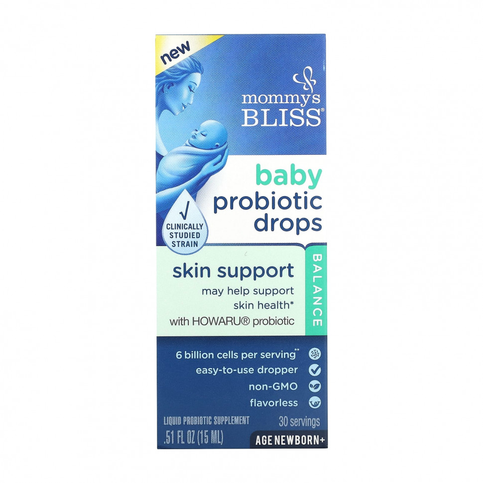���� ������ (Iherb) Mommy's Bliss, ����� � ����������� ��� �����, ��� ��������� � ������, ��� ������, 15 �� (0,51 ����. �����), ������ �� 5170 ���