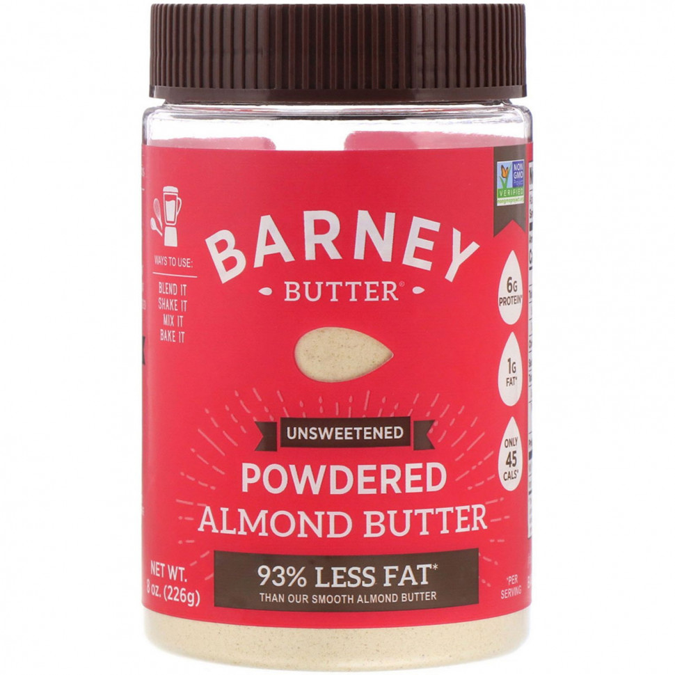 ���� ������ (Iherb) Barney Butter, Powdered Almond Butter, Unsweetened, 8 oz (226g), ������ �� 1860 ���