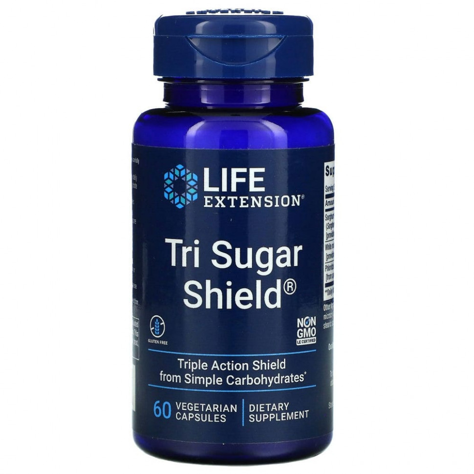 ���� ������ (Iherb) Life Extension, Tri Sugar Shield, 60 ������������ ������, ������ �� 4060 ���