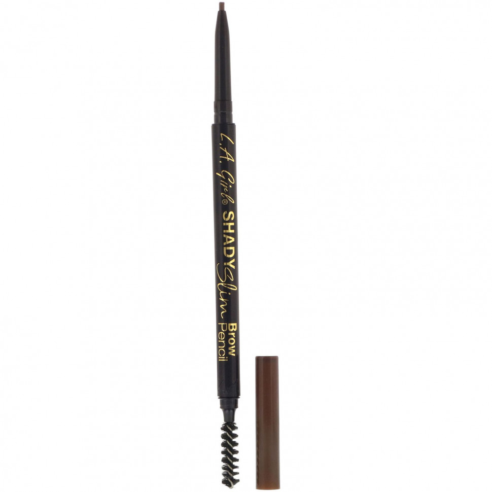 ���� ������ (Iherb) L.A. Girl, �������� ��� ������ Shady Slim Brow Pencil, ������� Medium Brown, 0,08 �, ������ �� 900 ���