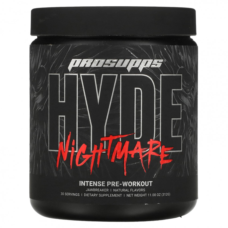 ���� ������ (Iherb) ProSupps, Hyde Nightmare, Intense Pre-Workout, Jawbreaker, 11 oz (312 g), ������ �� 7780 ���