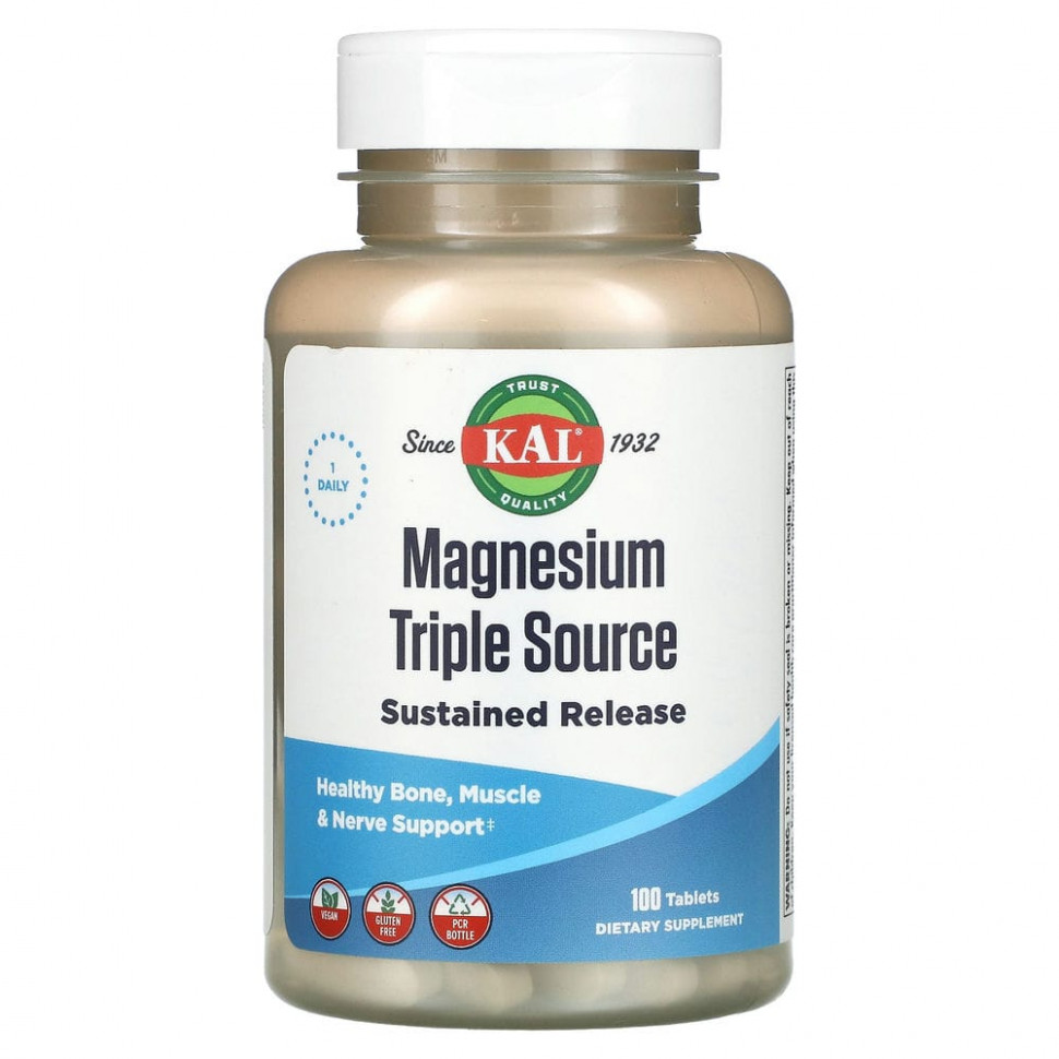   (Iherb) KAL,  Triple Source SR, 500 , 100 ,   1740 