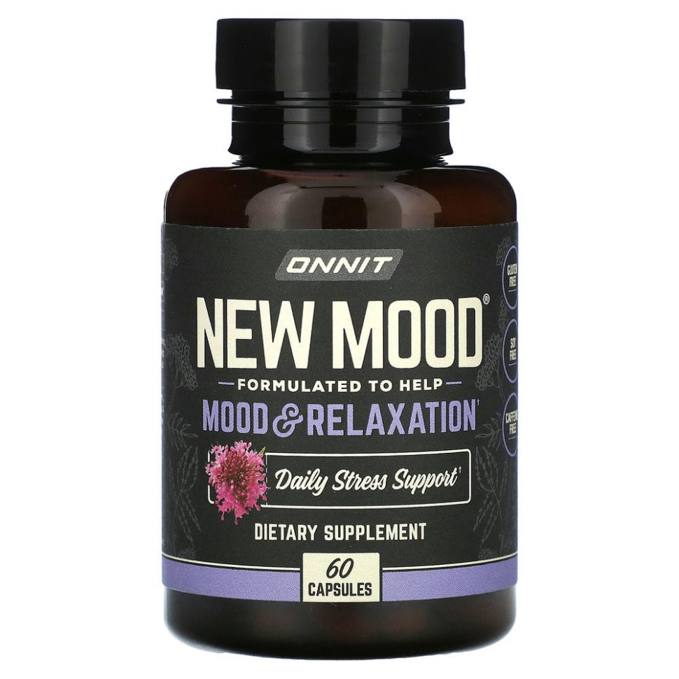 ���� ������ (Iherb) Onnit, New Mood, Mood & Relaxation, 60 ������, ������ �� 9620 ���