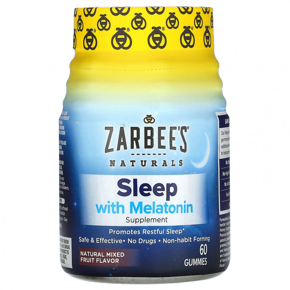 ���� ������ (Iherb) Zarbee's, ���������� � �����������, ����������� ��������� ����, 60 ����������� ��������, ������ �� 4560 ���