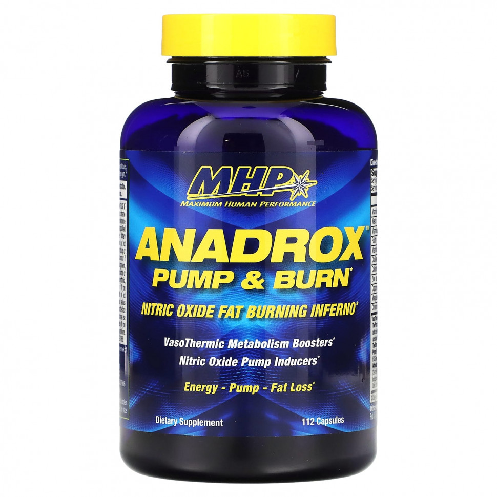 ���� ������ (Iherb) MHP, Anadrox Pump & Burn, 112 ������, ������ �� 4950 ���