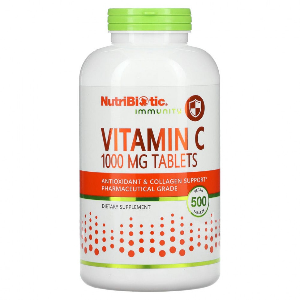���� ������ (Iherb) NutriBiotic, Immunity, ������� C, 1000 ��, 500 ��������� ��������, ������ �� 6180 ���