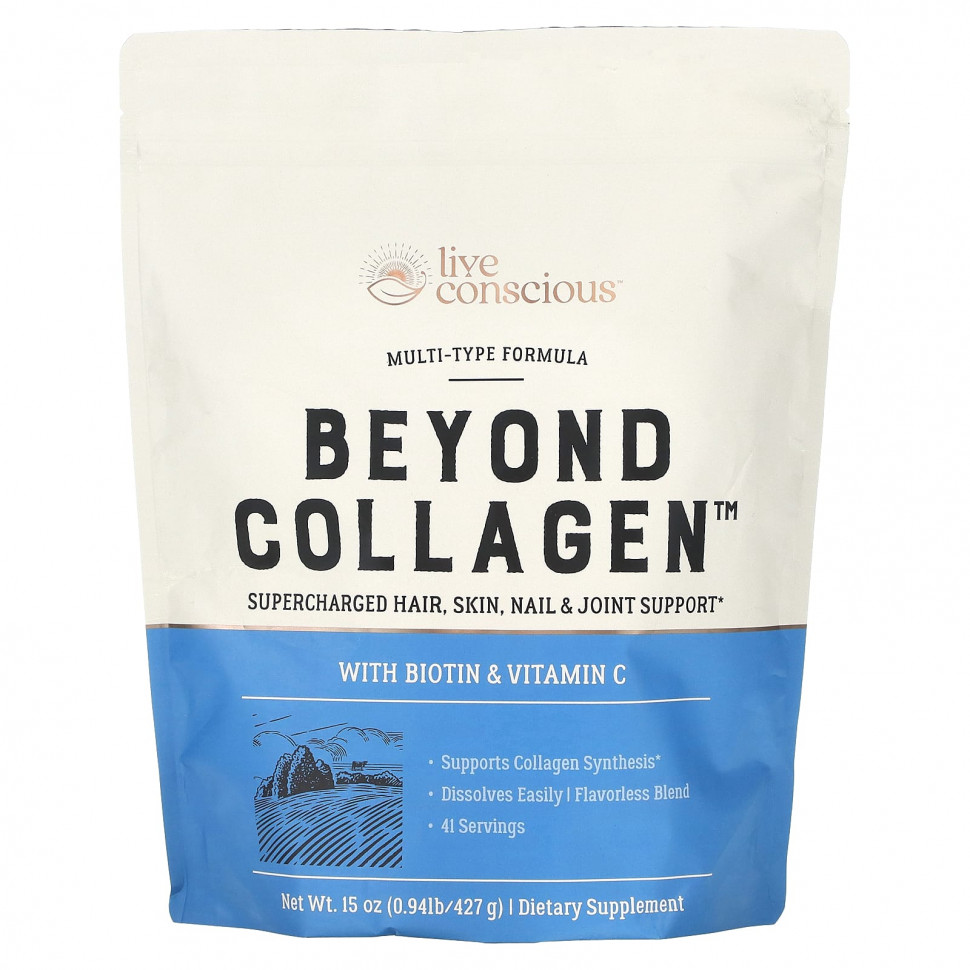 ���� ������ (Iherb) Live Conscious, Beyond Collagen, � �������� � ��������� C, 427 � (15 �����), ������ �� 9120 ���