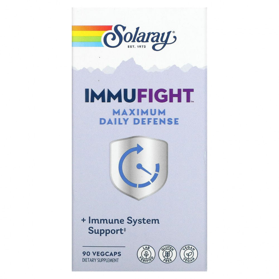 ���� ������ (Iherb) Solaray, ImmuFight, ������������ ���������� ������, 90 VegCaps, ������ �� 3000 ���