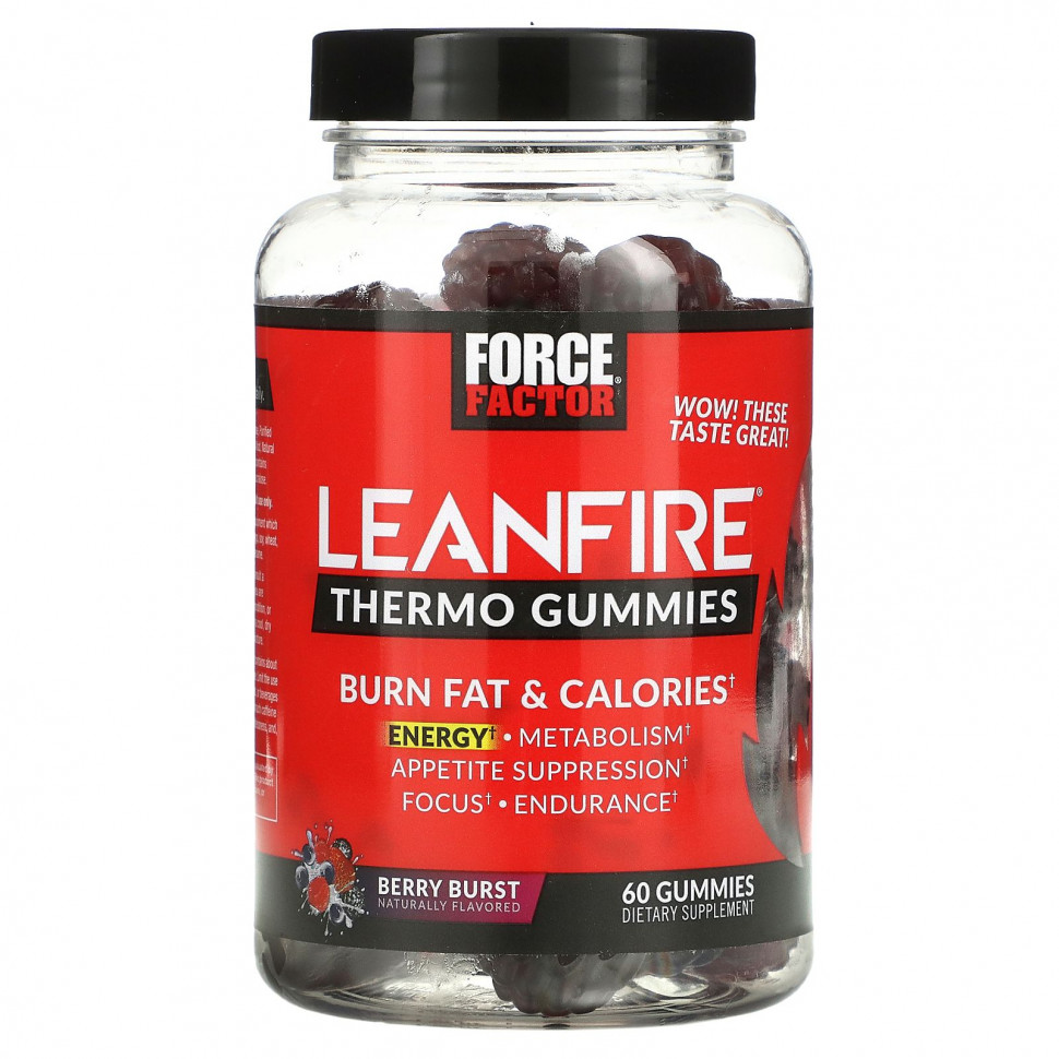 ���� ������ (Iherb) Force Factor, LeanFire, �����-����������� ����������, �� ������ ����, 60 ����������� ��������, ������ �� 3480 ���