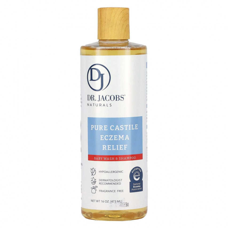 ���� ������ (Iherb) Dr. Jacobs Naturals, Pure Castile Eczema Relief, ���� ��� ���� � �������, 473 �� (16 �����), ������ �� 3160 ���