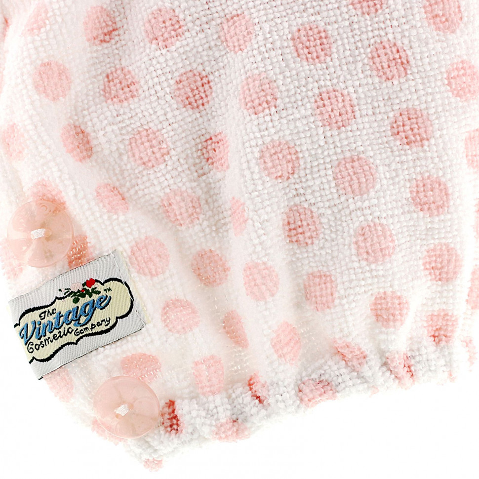 ���� ������ (Iherb) The Vintage Cosmetic Co., Hair Turban, Pink Polka Dot, 1 Count, ������ �� 1860 ���