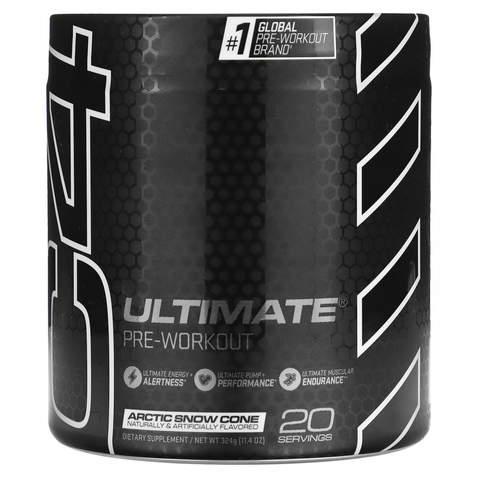 ���� ������ (Iherb) Cellucor, C4 Ultimate, ����� �����������, Arctic Snow Cone, 324 � (11,4 �����), ������ �� 8530 ���